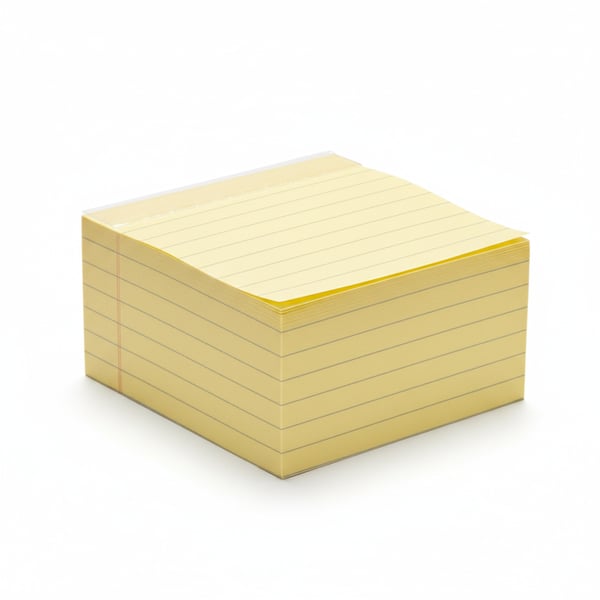 Strong Adhesive Lined Sticky Note Cubes