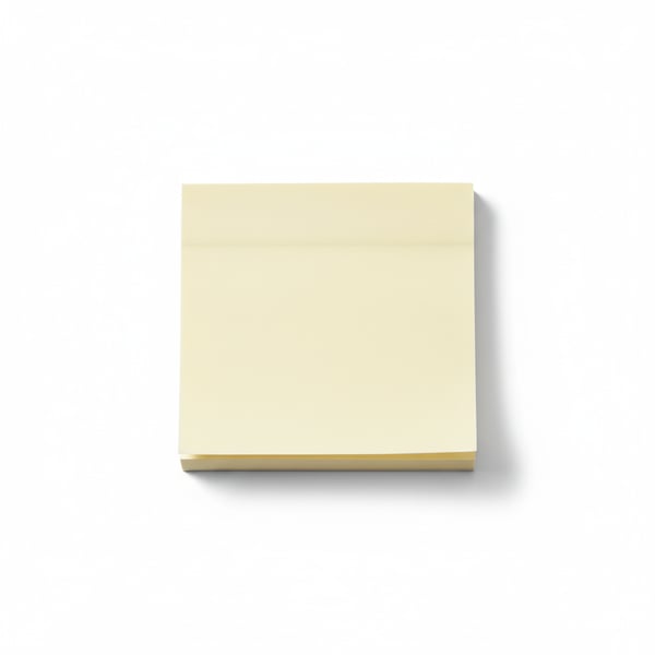 Smooth Writing Unlined Sticky Notes 4x4 Inch