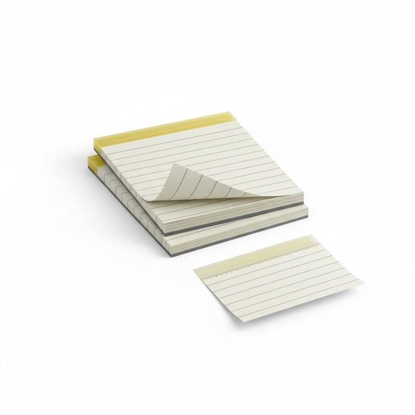 Professional Lined Memo Pads with Strong Adhesive