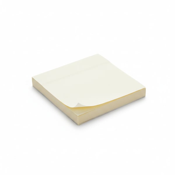 Smooth Writing White Sticky Notes 3x3 Inch