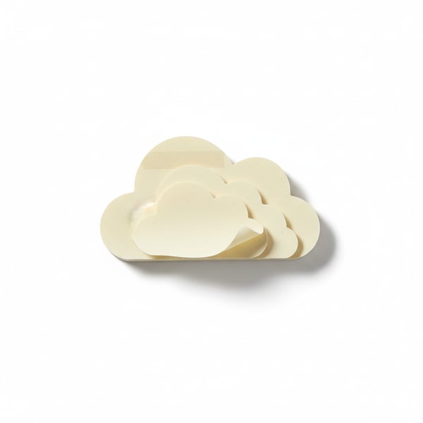 Cloud Shaped Sticky Notes for Creative Thoughts