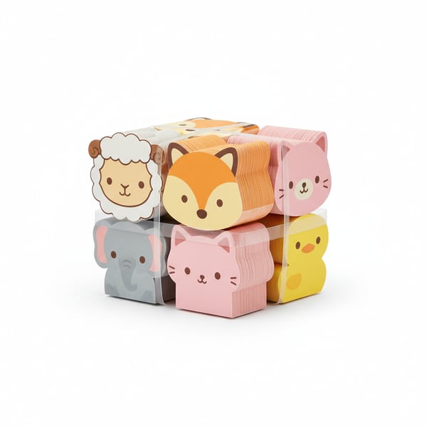 Cute Animal Shaped Sticky Notes Multi-Pack