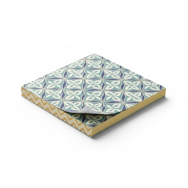 Designer Patterned Self-Stick Notes for Gifting