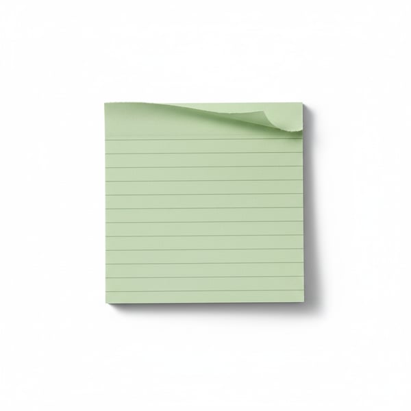 Eco-Friendly Biodegradable Sticky Notes Lined