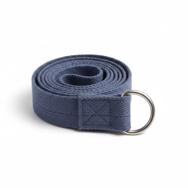 Extra Long Cotton Yoga Strap for Advanced Stretching
