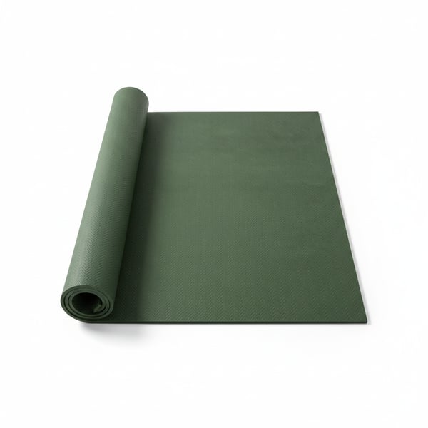 Premium Grip Natural Rubber Yoga Mat 5mm Thickness