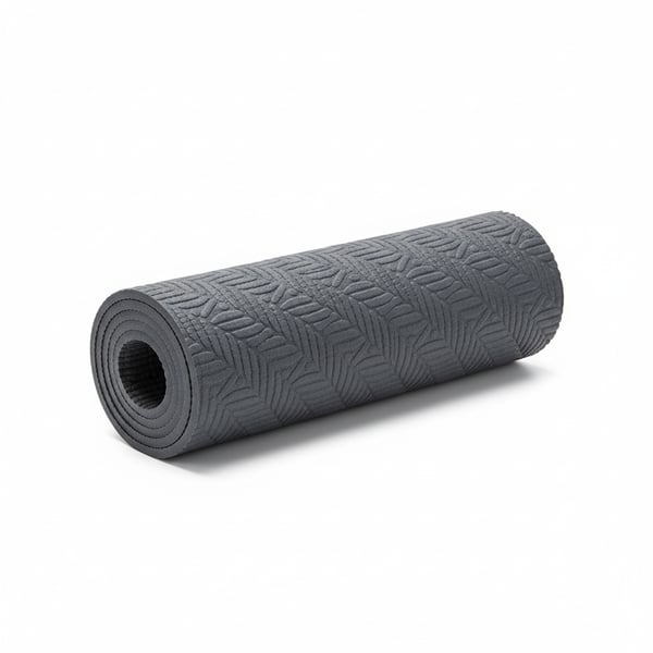 Durable PVC Yoga Mat with Non-Slip Texture for Studio Use