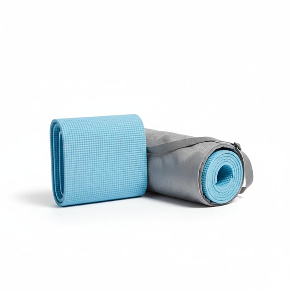 Foldable Travel TPE Yoga Mat with Carrying Case
