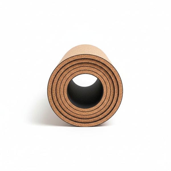 Premium Cork Surface Yoga Mat for Superior Grip and Stability