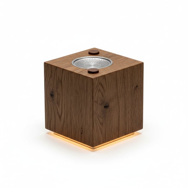 Rustic Wooden Electronic Fragrance Diffuser Accent