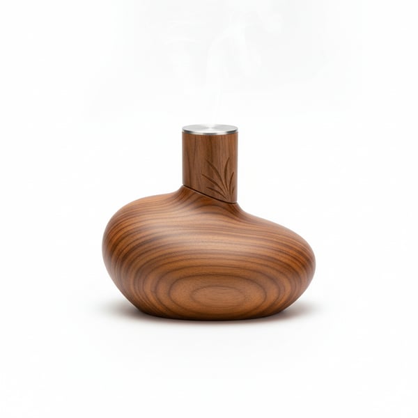 Crafted Wood Aroma Diffuser and Aesthetic Ornament
