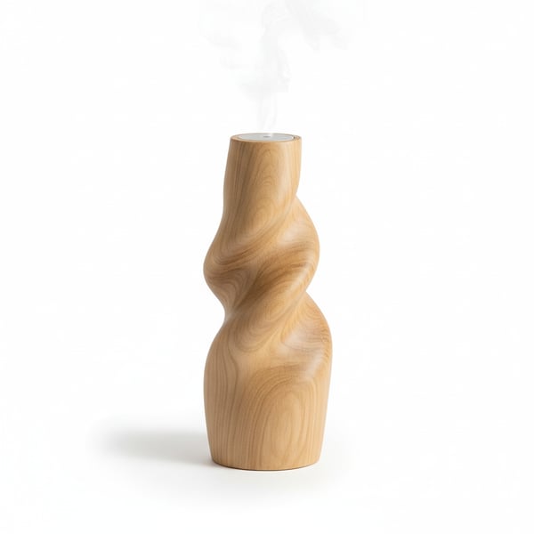Natural Wood Aroma Diffuser Decorative Centerpiece