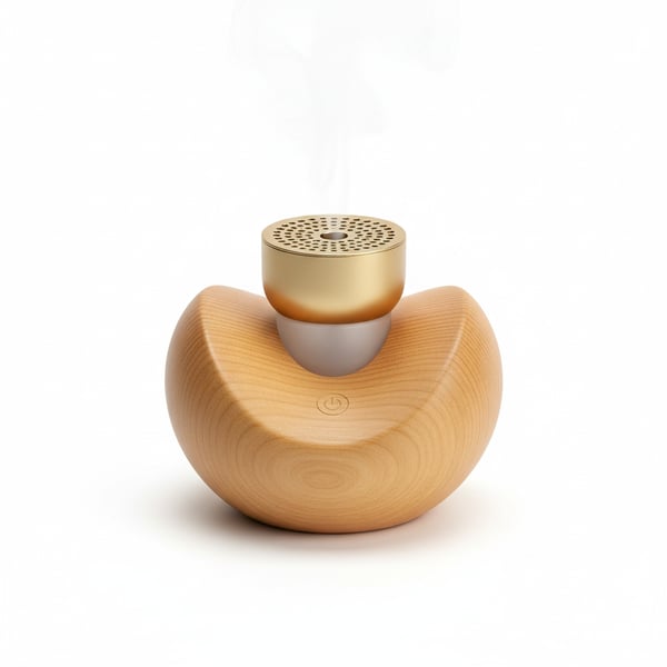 Stylish Wood Electronic Fragrance Diffuser Ornament