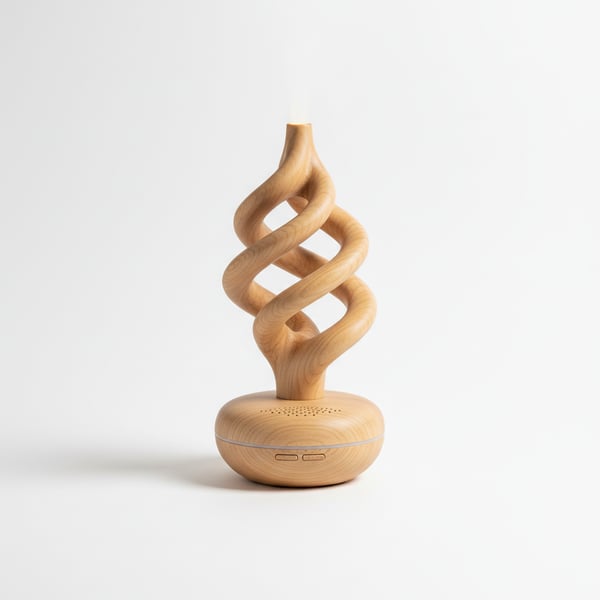 Natural Wooden Aroma Diffuser and Elegant Ornament