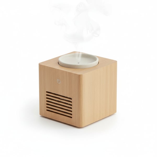 Modern Wooden Electronic Scent Machine Display