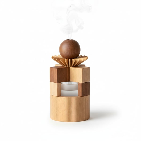 Contemporary Wooden Scent Diffuser Decoration