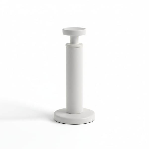 Freestanding Ceramic Toilet Paper Holder Stand - Compact Multiple Roll Storage