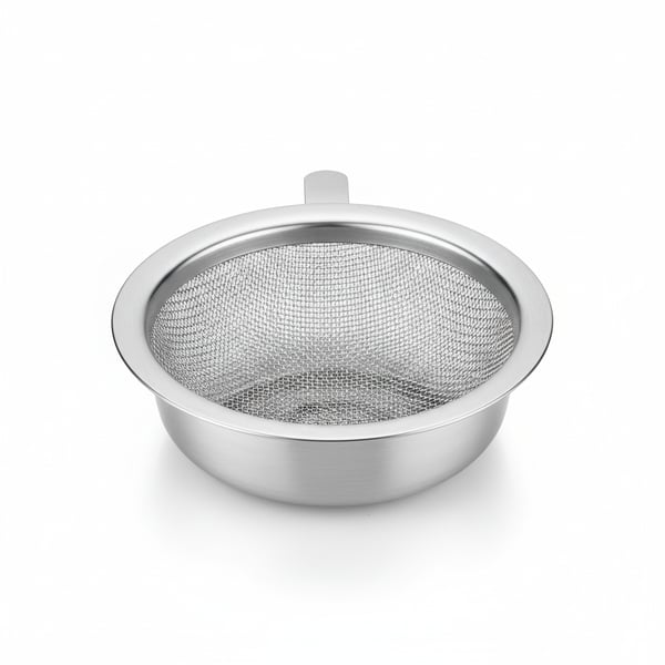 Fine Mesh Stainless Steel Kitchen Sink Strainer - Food Scraps Catcher