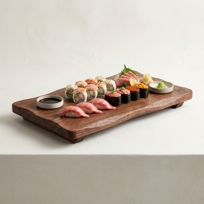 Wooden Sushi Platter