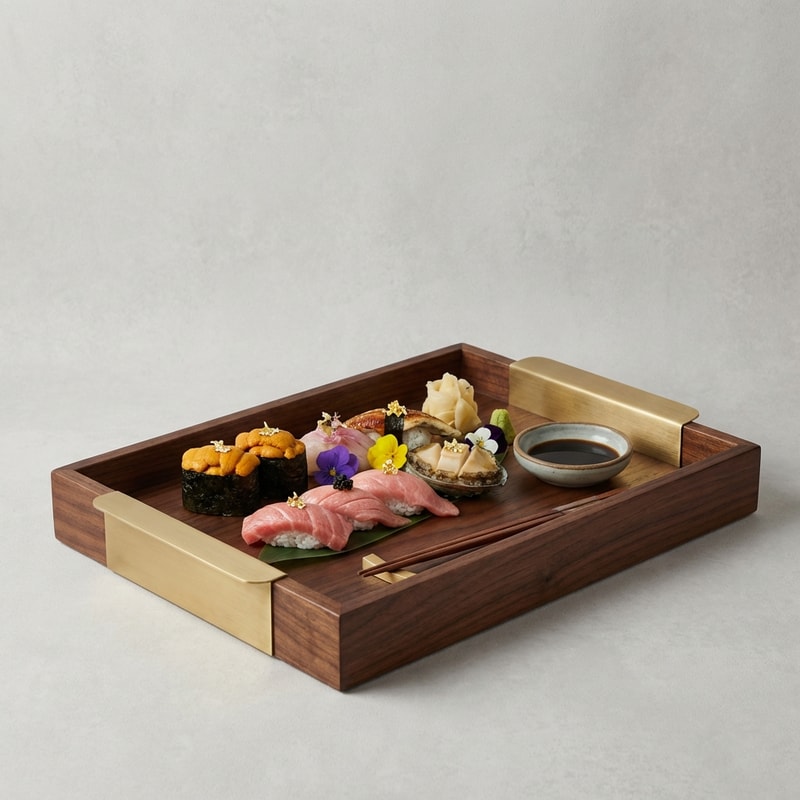 Premium Sushi Presentation Tray