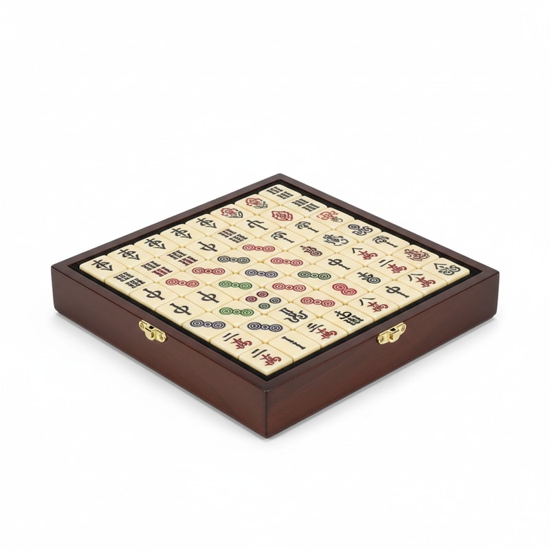 American Mahjong League Approved Set with Numbered Flowers and Jokers