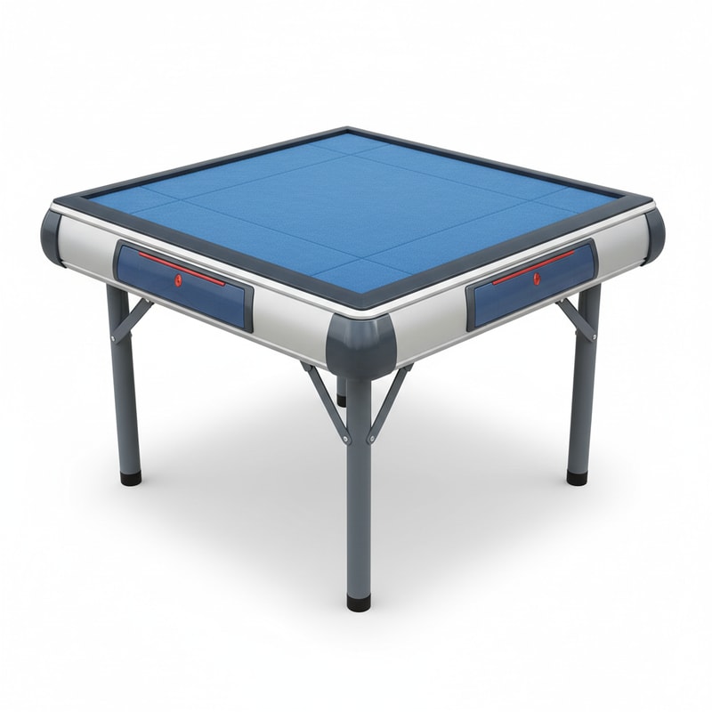 Portable Folding Mahjong Table Water-Resistant Surface Easy Storage