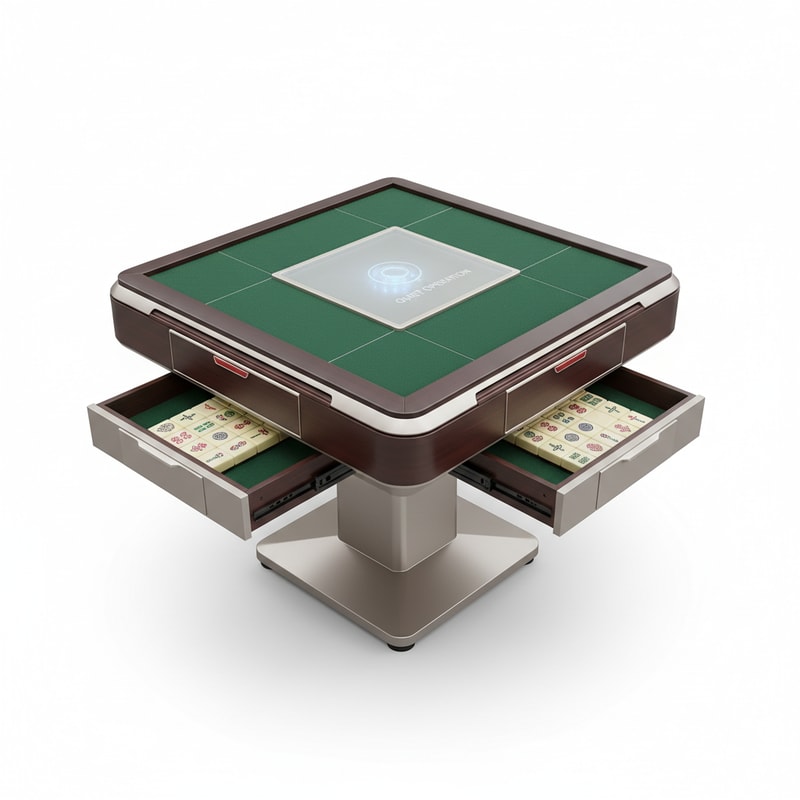 Deluxe Automatic Mahjong Table Quiet Operation Tile Shuffling Function