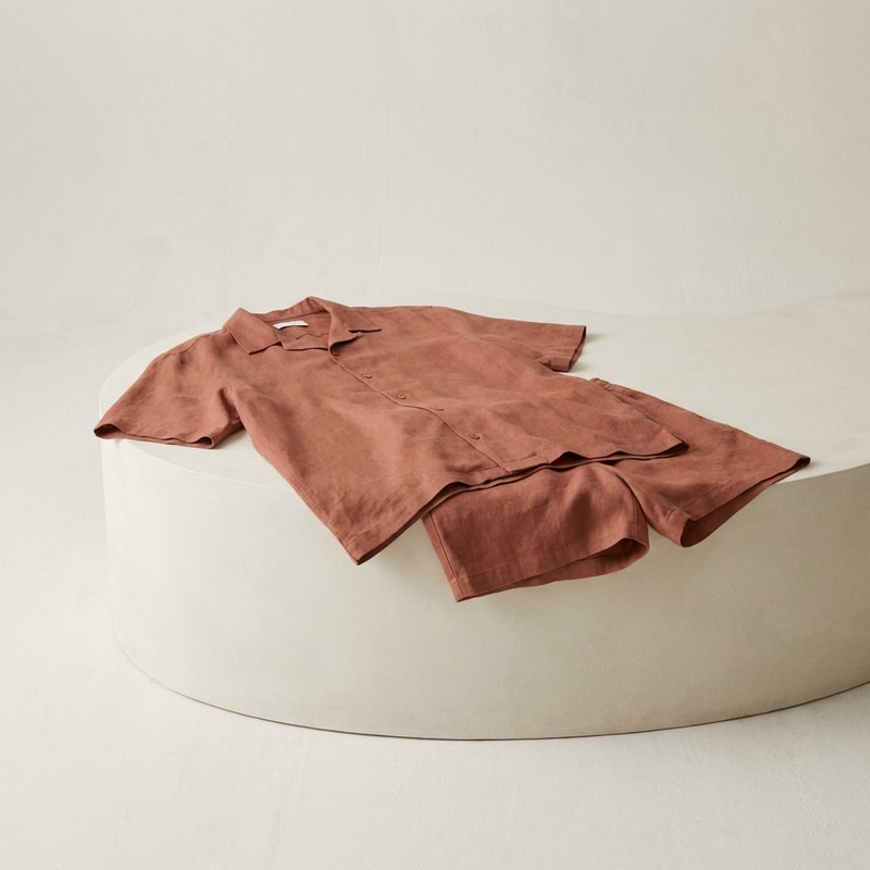 Relaxed Fit Shorts Set