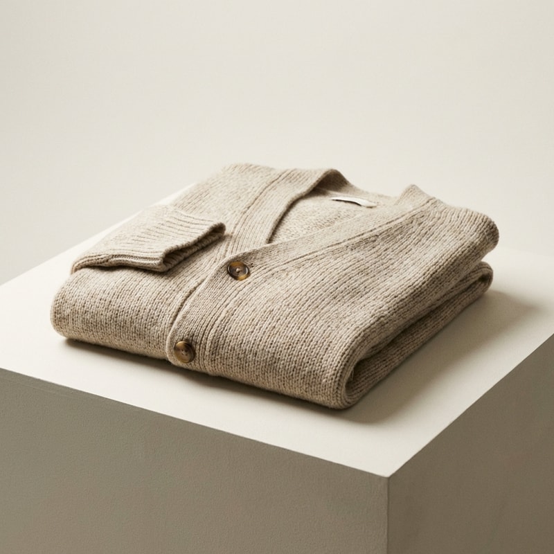 Knit Button-Up Cardigan