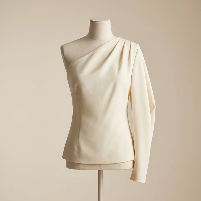 Asymmetrical Neckline Top