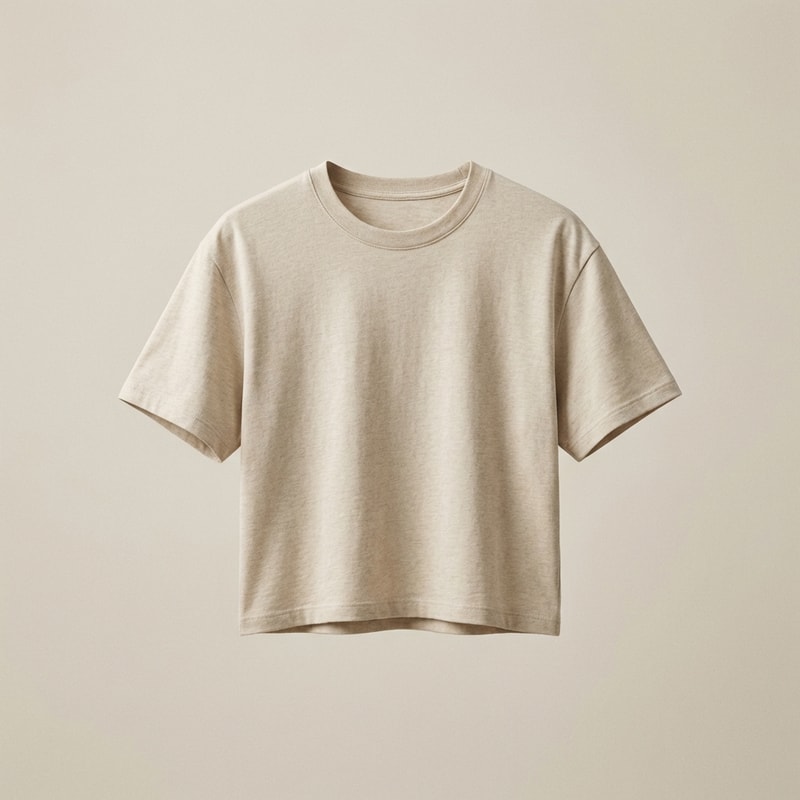 Cropped Basic T-Shirt