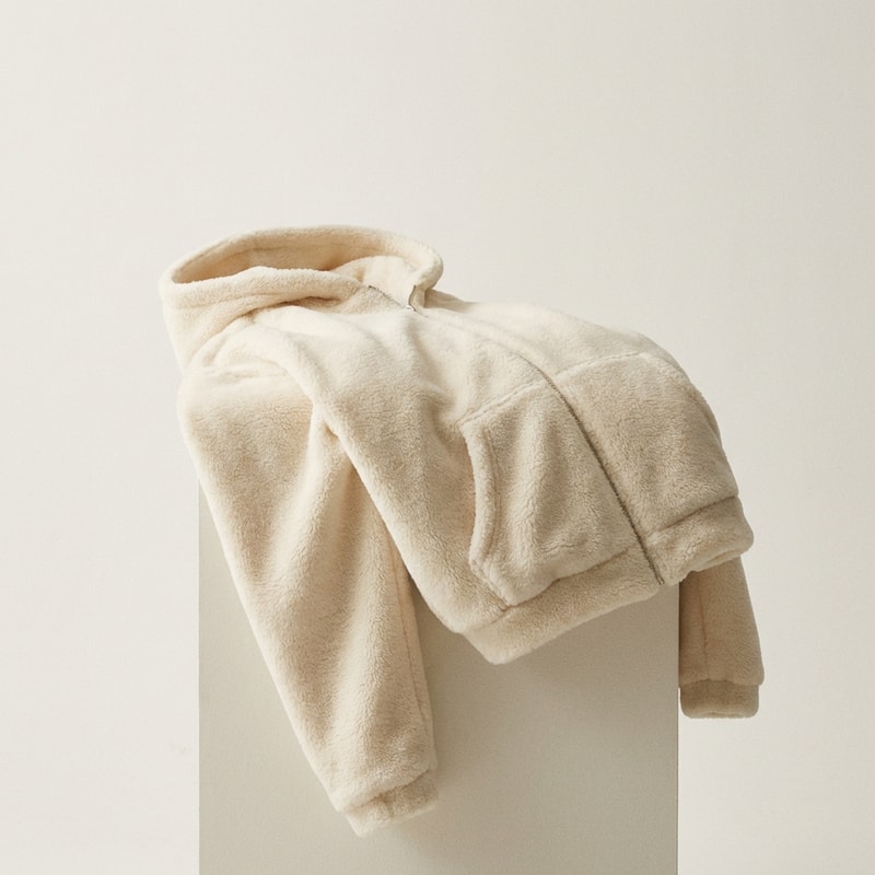 Soft Fleece Zip Hoodie