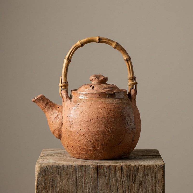 Handcrafted Clay Teapot