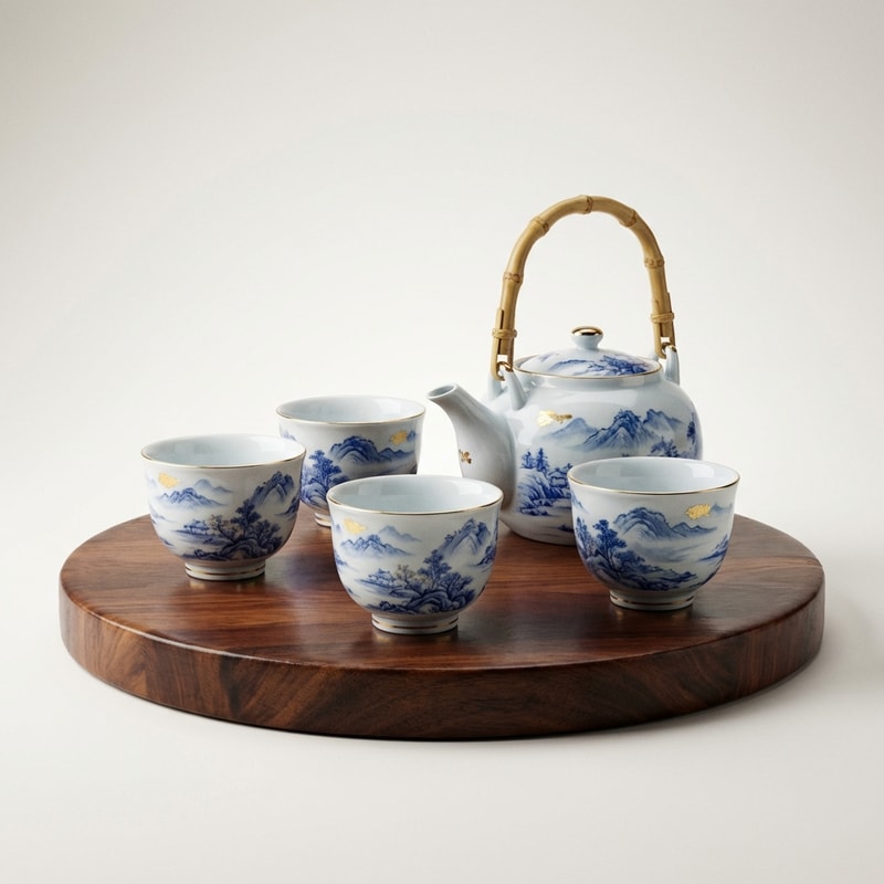 Chinese Teacup Set