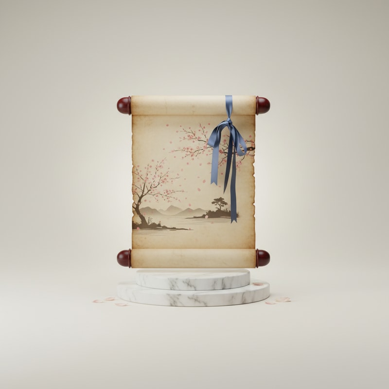 Serene Remembrance Scroll