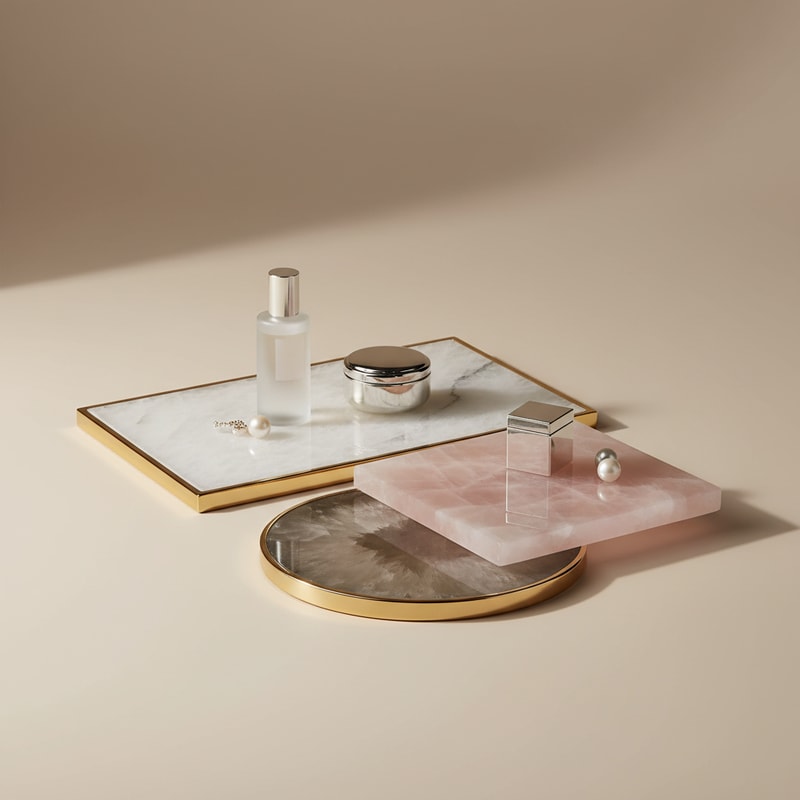 Quartz Vanity Tray Collection