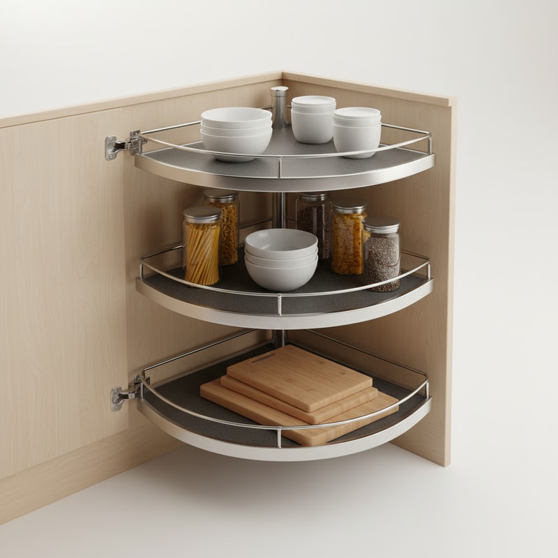 Apex Corner Cabinet Lazy Susan