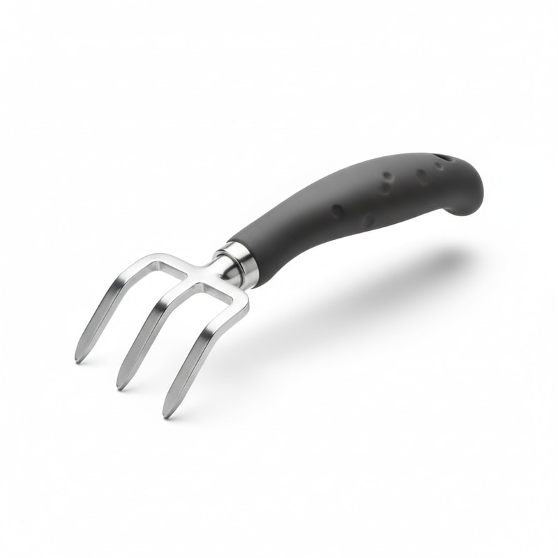 Ergonomic Hand Cultivator with Soft-Touch Handle for Weeding
