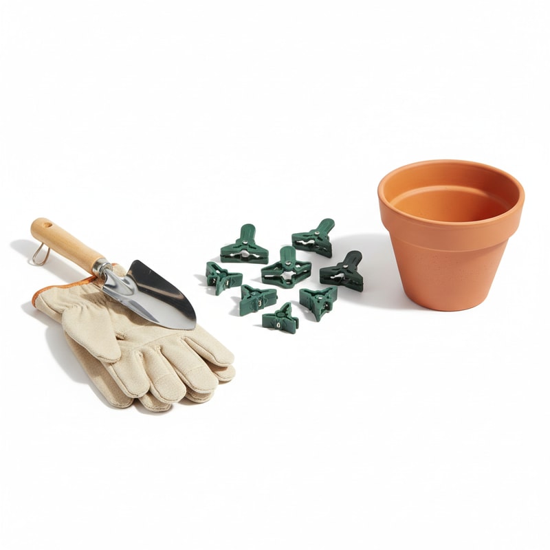 Reusable Plastic Plant Clips for Vine and Stem Support