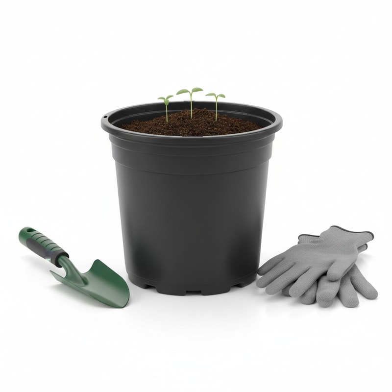 Durable Plastic Nursery Pot for Seed Starting and Transplants