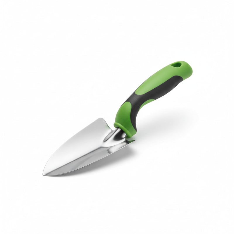 Lightweight Hand Trowel with Contoured Plastic Handle