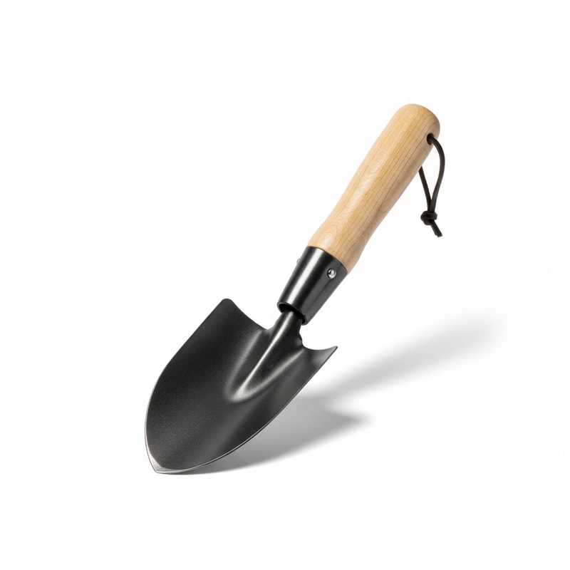 Durable Carbon Steel Nursery Shovel with Ash Wood Handle