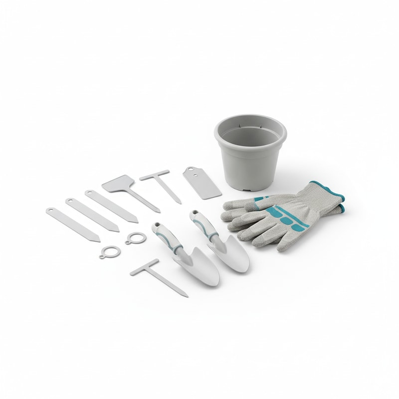 Durable Plastic Plant Labels and Markers for Garden Organization