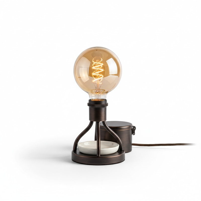 Vintage Edison Bulb Style Desktop Accent Lamp Warm Light