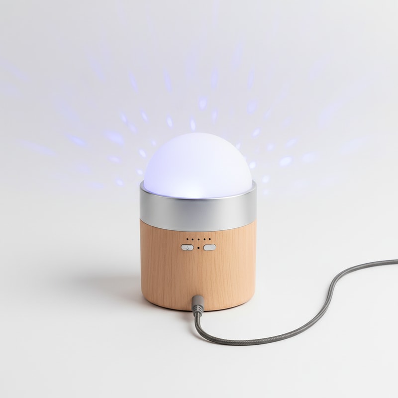 USB Powered Star Projector Night Light for Bedroom Ambiance