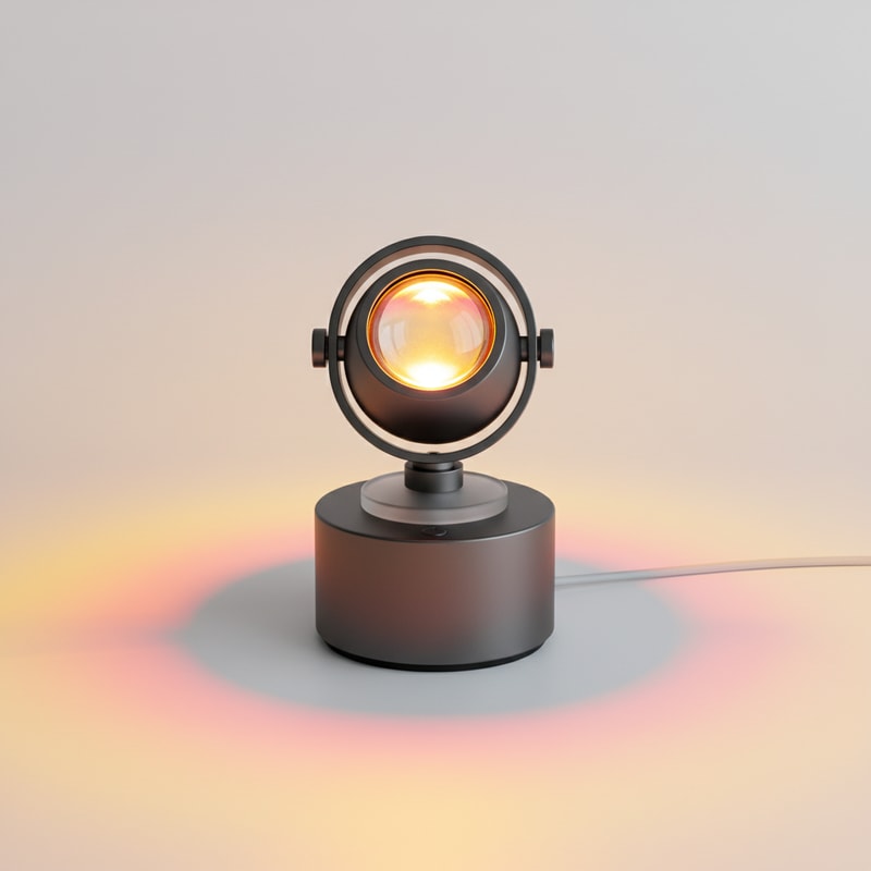 Aesthetic Sunset Projection Lamp Rotating Head for Ambiance