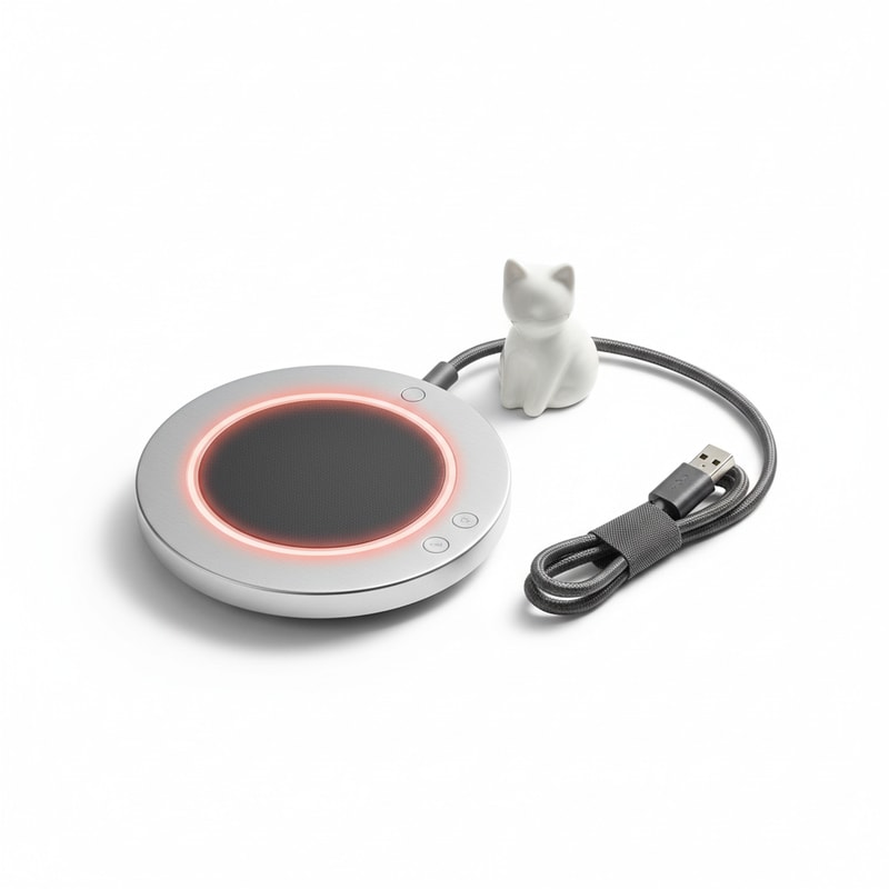 USB Heated Mug Warmer Plate for Coffee and Tea