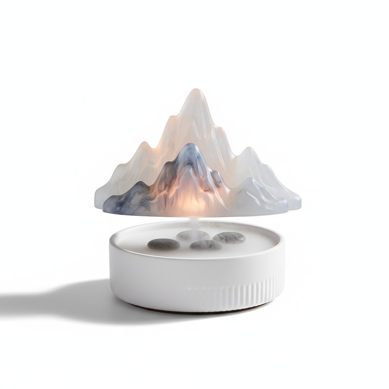 Modern Minimalist Resin Mountain Range Desk Decor