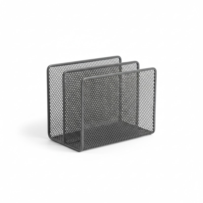 Modern Mesh Metal Document Holder for File Storage
