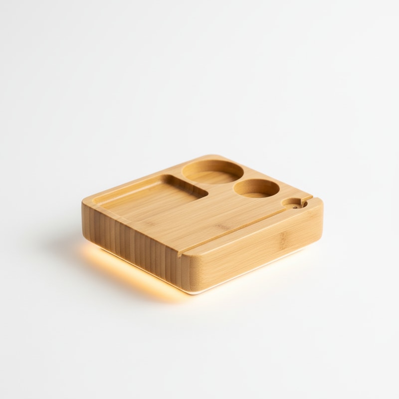 Eco-Friendly Bamboo Desk Organizer for Office Essentials